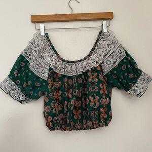 vintage rock mount ranch wear blouse
